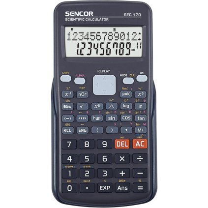 Kalkulačka vědecká Sencor SEC 170 85x164