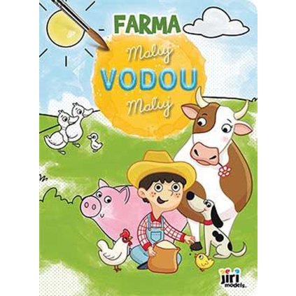 Omalovánky Maluj vodou Farma 195x265