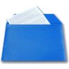 Obálka A5 PVC na dokumenty GDPR modrá