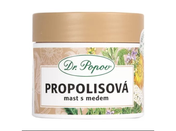 Propolisová mast s medem - Dr. Popov, 50 ml