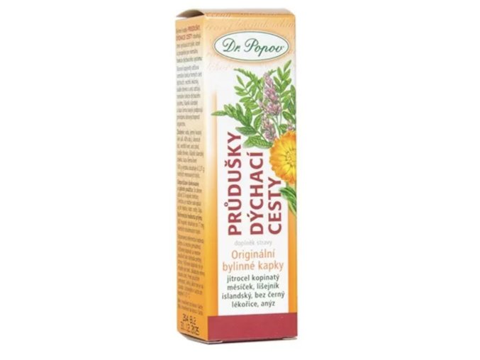 Průdušky, dýchací cesty - Dr. Popov, 50 ml