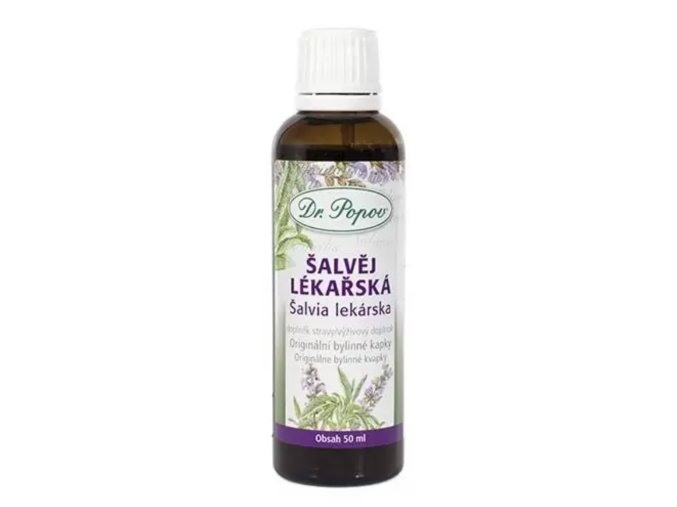 Šalvěj lékařská - Dr. Popov, 50 ml