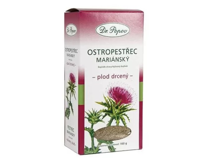 Ostropestřec mariánský, plod drcený - Dr. Popov
