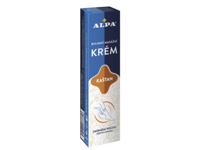 Bylinný masážní krém KAŠTAN - Alpa