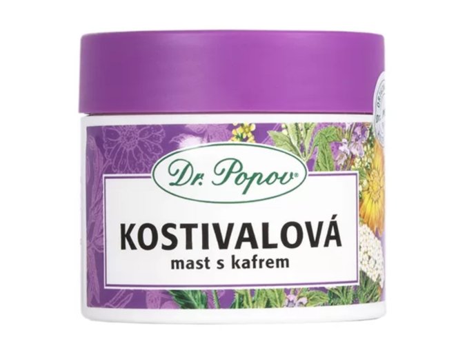 Kostivalová mast s kafrem - Dr. Popov, 50 ml