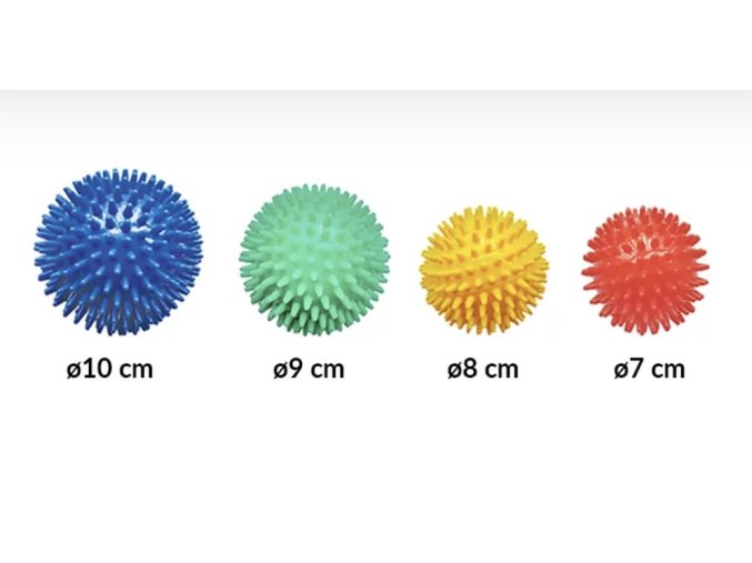 Míček masážní s bodlinami - 10 cm