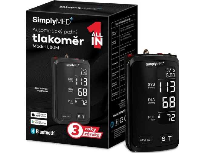 Automatický pažní tlakoměr SimplyMed U80M