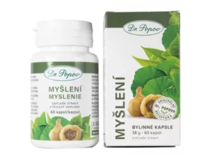 MYŠLENÍ - bylinné kapsle, Dr. Popov