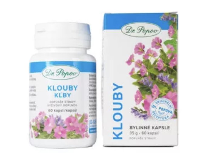 KLOUBY - bylinné kapsle, Dr. Popov