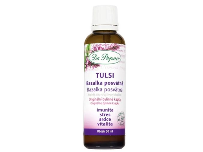 TULSI - bazalka posvátná, Dr. Popov, 50 ml