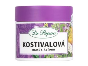 Kostivalová mast s kafrem - Dr. Popov, 50 ml