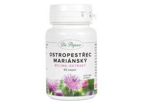 Ostropestřec mariánský - Dr. Popov, 60 kapslí
