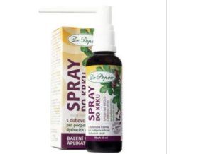 Sprej do krku s dubovou kůrou