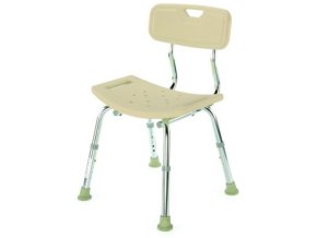 Sedačka do sprchy s opěrkou
