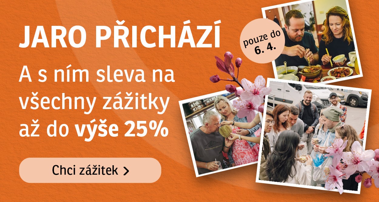 Objevte jedinečné zážitky, které vás provedou vietnamskou kulturou, gastronomií i autentickou atmosférou Sapy v Praze. Využijte jarní akci a vyberte si z našich populárních food tour, ochutnávek nebo kulturních programů. Sleva platí jen do 6. dubna, tak s