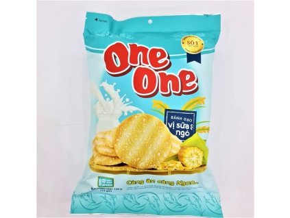 One One - Rýžový cracker s příchutí mléčné kukuřice - 120g