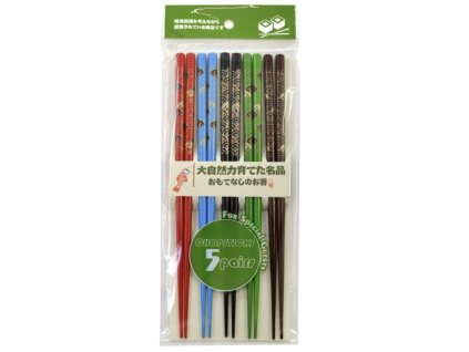 AEF – Japonské hůlky - 5 barev, 5 párů