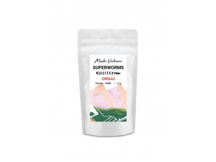 Master Vietnam - Křupaví červíci s chilli - 20 g
