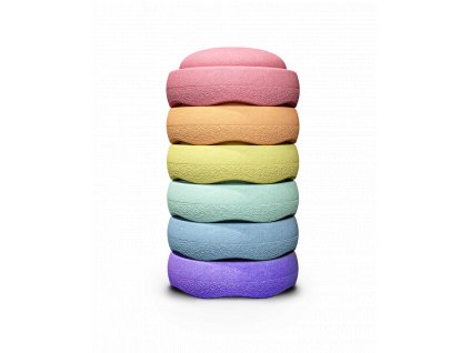 stapelstein rainbow pastel stack shadow
