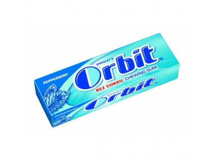 Orbit Peppermint bez cukru žvýkačky dražé 10ks, modré