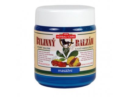 Bylinný balzám s kaštanem koňským - masážní 500 ml