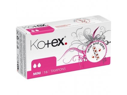 Kotex mini 16ks dámské hygienické tampóny