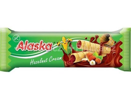 Kukuřičné trubičky Alaska lískooříškové 18 g