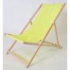 Bahama POLYESTER lehátko dřevěné přírodní - SVĚTLE ZELENÉ