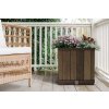 261031 deco square planter walnut 2