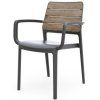 porto armchair graphite ashwood 2