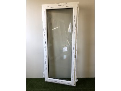 Balkonové dveře 80x190 (800x1900mm) Bílá/Bílá Klika jednostranná