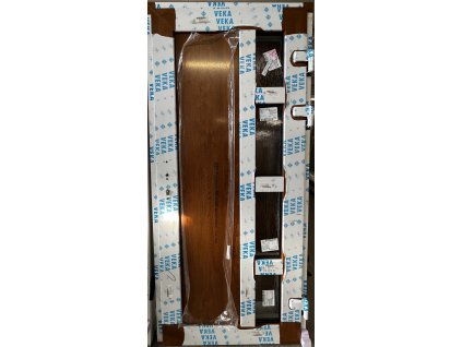 Dveře 95x205 4x průhled Bílá/Zlatý dub