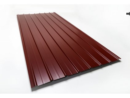 trapezovy plech cerveny