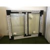 Plastové okno 150x120 (1500x1200mm) Bílá/Antracit (Dvoukřídlé) Kömmerling 70 AD
