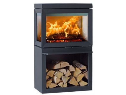 JOTUL F 520 krbová kamna 7kW, třístranné sklo, černá