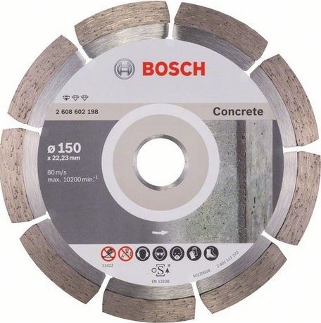 BOSCH STANDARD FOR CONCRETE kotouč dělící Ř150mm, diamantový, na beton