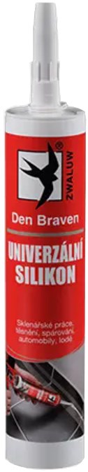 DEN BRAVEN univerzální silikon 280ml, transparentní