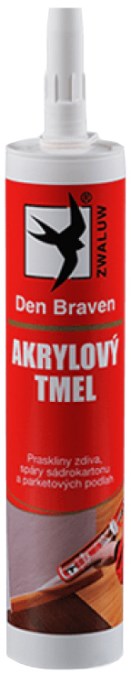 DEN BRAVEN akrylový tmel 310ml, bílá