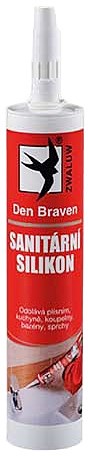 DEN BRAVEN sanitární silikon 280ml, bílá