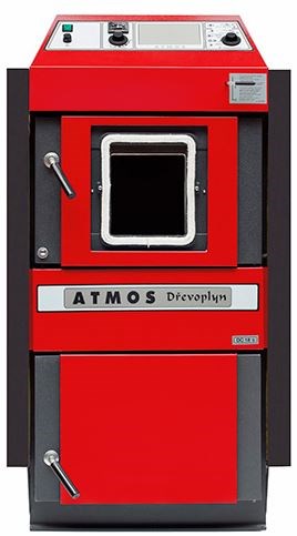 ATMOS DC 18 S kotel na dřevo 20kW, zplynovací, pravý