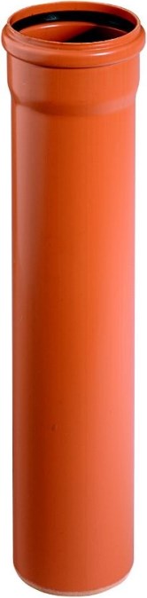 OSMA KG KGEM trubka kanalizační DN315, 5000mm, SN8, s hrdlem, PVC, oranžová