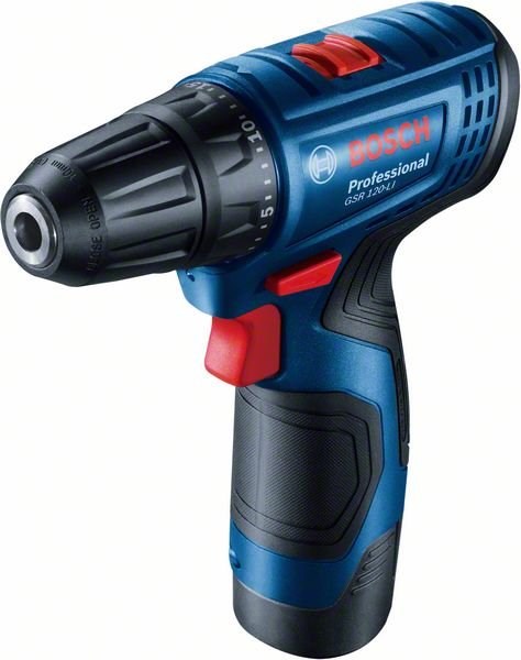 BOSCH GSR 120-LI PROFESIONAL vrtací šroubovák 12V, 2x akumulátor