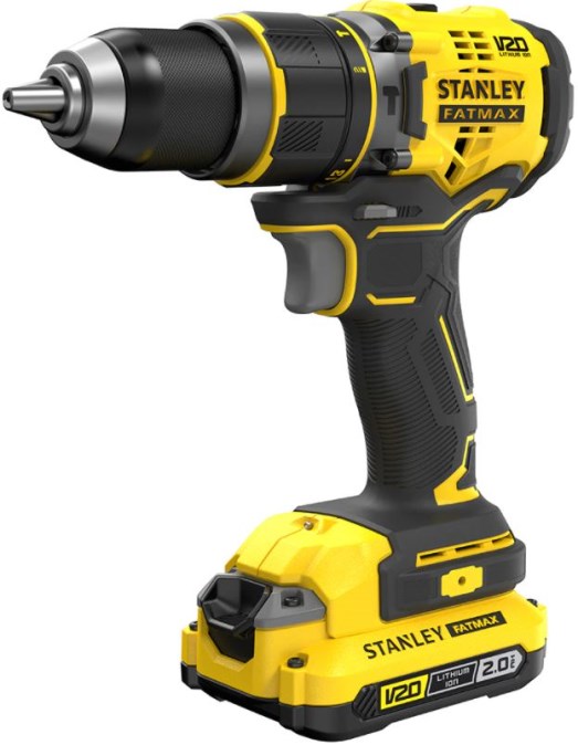 STANLEY FATMAX V20 příklepová vrtačka 18V, aku 2x2Ah