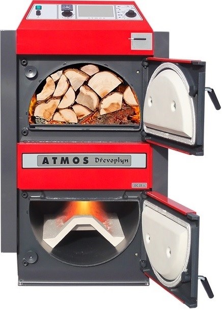 ATMOS DC 22 S kotel na dřevo 22kW, zplynovací