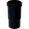 GEBERIT PE dlouhé hrdlo DN100, s dvojitým pouzdrem, odpadní, PE-HD, černá