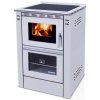 SENKO SG-60 sporák na tuhá paliva 7,5kW, s troubou, inox