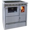 SENKO SG-75 sporák na tuhá paliva 7,5kW, s troubou, levý, inox