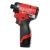 MILWAUKEE M12 FID2-202X aku rázový utahovák 12 V, 170 Nm, 2x akumulátor 2,0 Ah, nabíječka, kufr