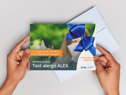 Dárkový poukaz Test alergií ALEX