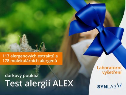 Test alergií ALEX dárkový poukaz SYNLAB
